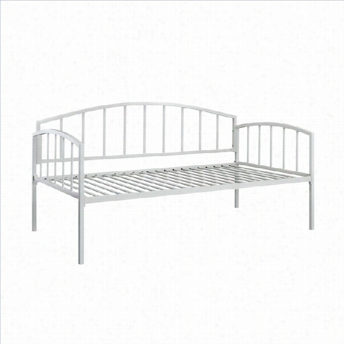 Dhp Avva Metal Twin Daybed In White