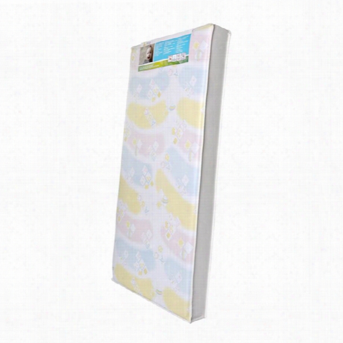 Dream On Me 5 Foam Standard Crib And Toddler Mattress Printed