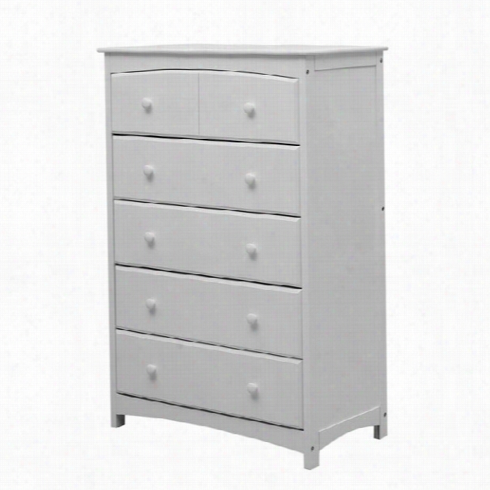 Dream On Me Freeporg 5 Drawer Chest In White