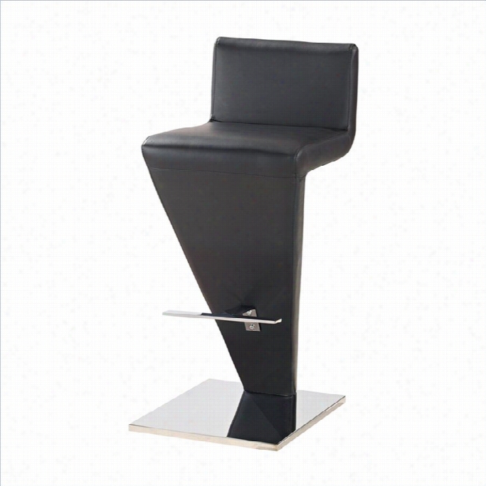 Global Furniture Usa 31 Tapered Bar Stool In Black