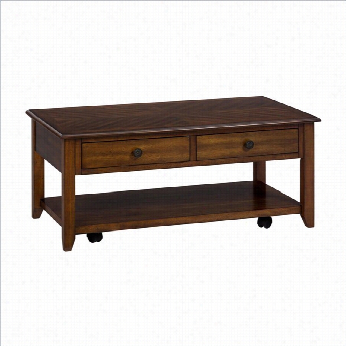 Jofran 1031 Series Cocktail Table In Medium Brown