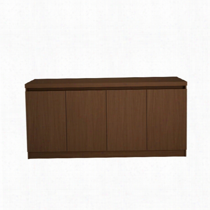 Manhattan Comfort Viennese Sideboard In Tu Brwon