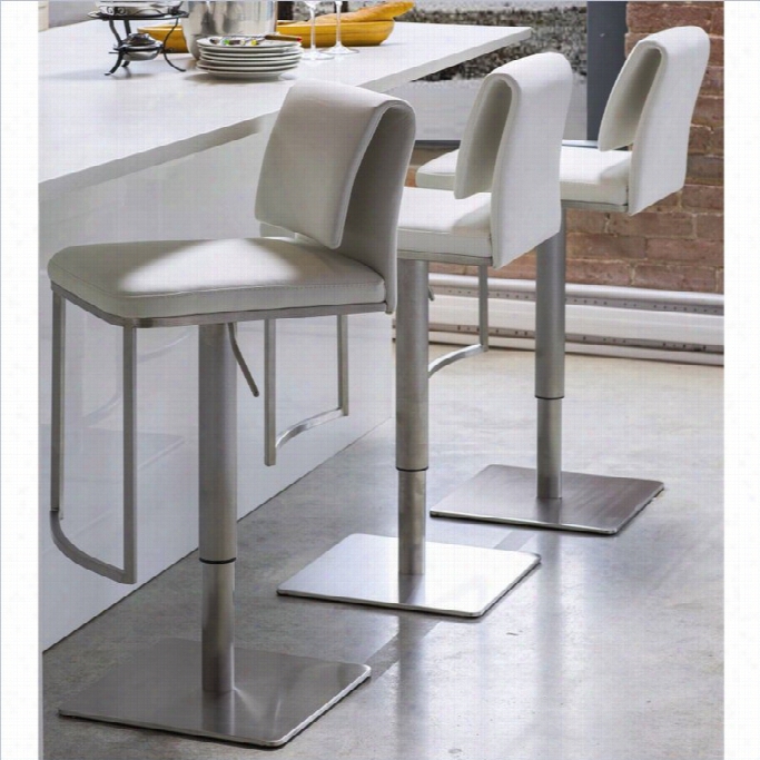 Mobital Ne O32 Hydraulic Stool In White