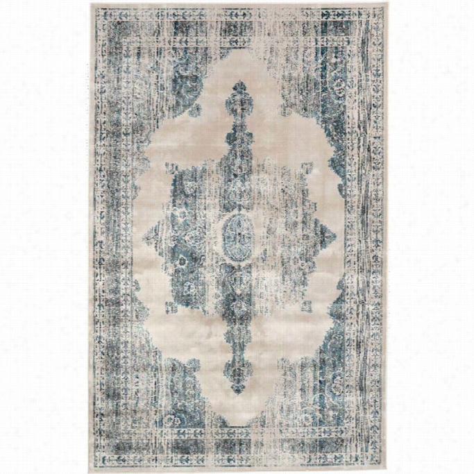 Nuloom 9'6 X 12'10 Medallion Rug In Ivory