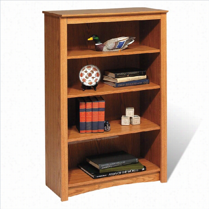 P Repc Sonoma 4 Shelf Wood Bookshelf In Oak