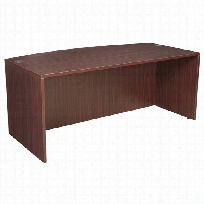 Regency Le9acy 71 Bowfront Desk In Mahogany