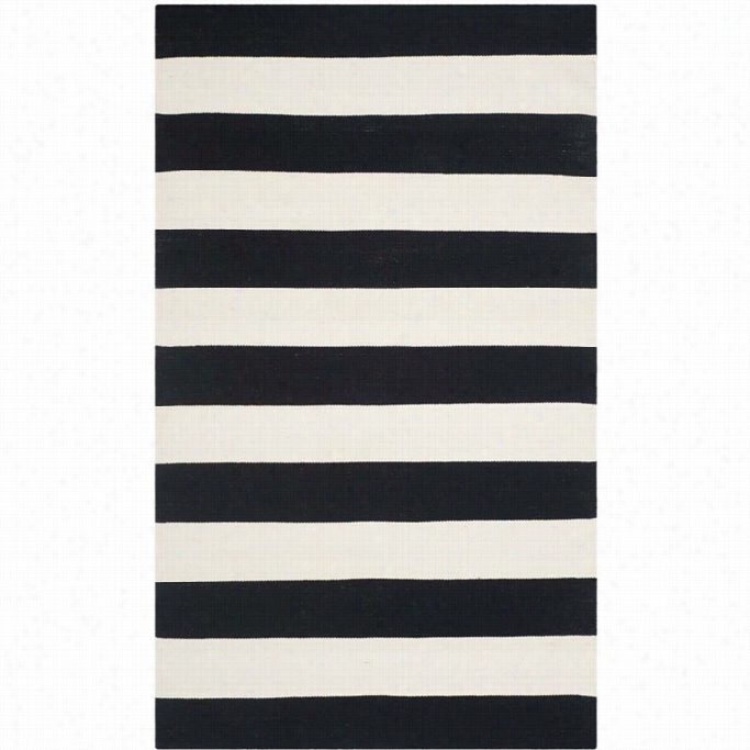 Safavieh Montauk Black Contemporary Rug - 3' X 5'