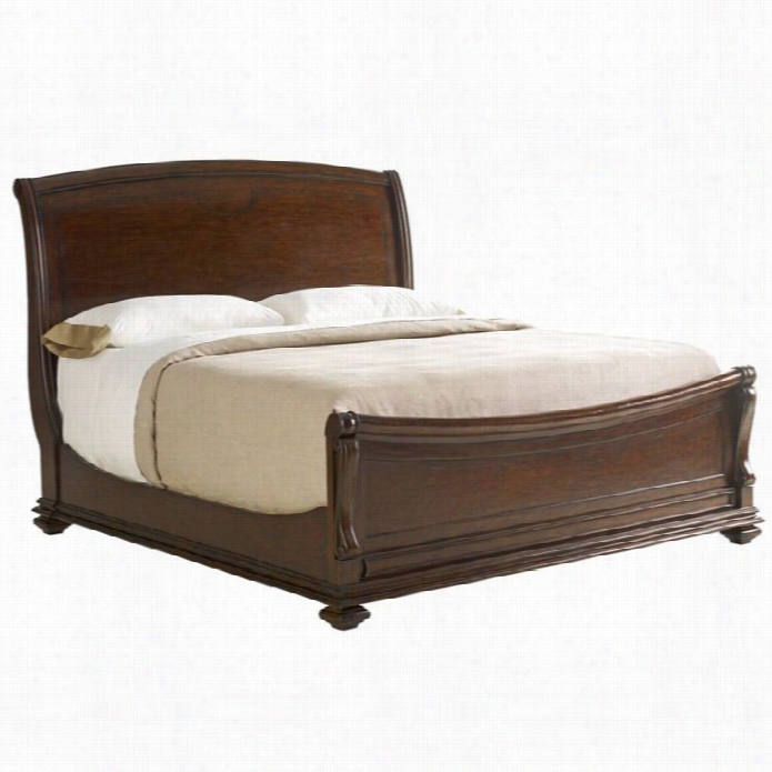 Stanley Furni Ture Continetal Cal Ifornia King Sleigh Bed In Barrel