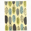 Linon Le Soleil 8' x 10' Hand Tufted Rugs in Blue and Green