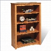 Prepac Sonoma 4 Shelf Wood Bookshelf in Oak