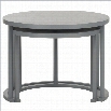 Safavieh Chindler Bayur Wood Nesting Tables in Pearl Blue Grey