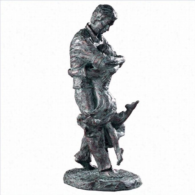 Uttermost Welcome Close Figurine In Oil  Rubbed Bronze