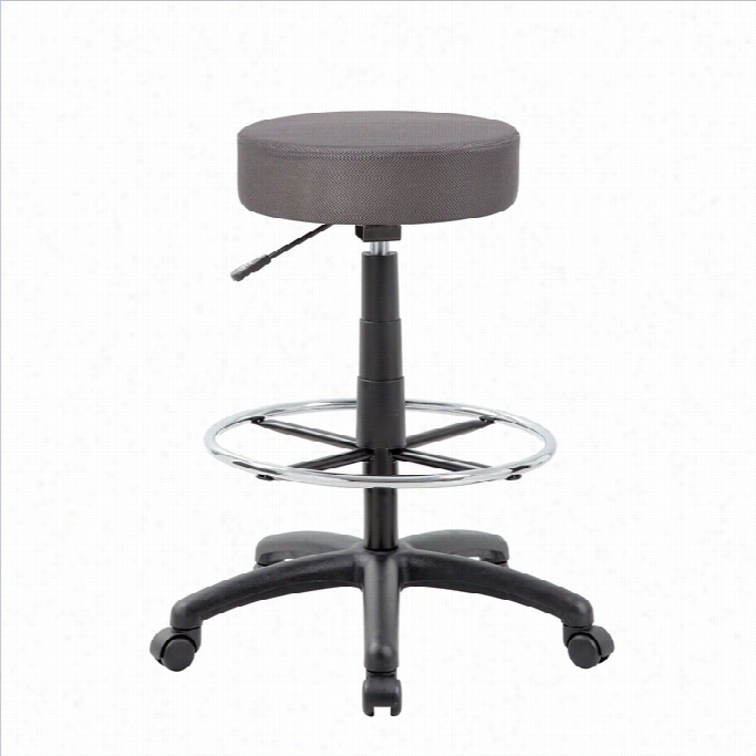Boss Offfice Products The Dot Drafting Chair Charcoal Grey