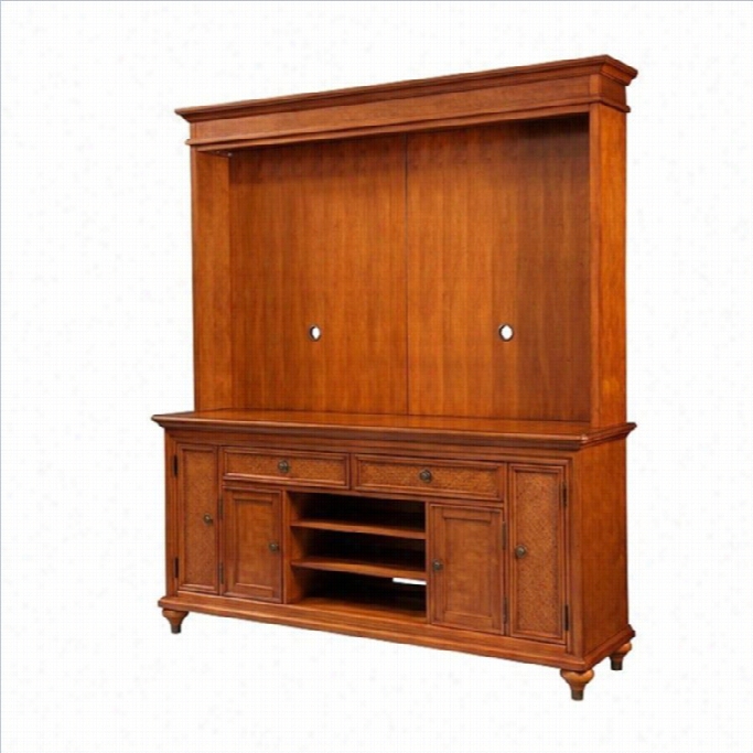 Broyhill S Amana Cove Entertainment Console And Hutch