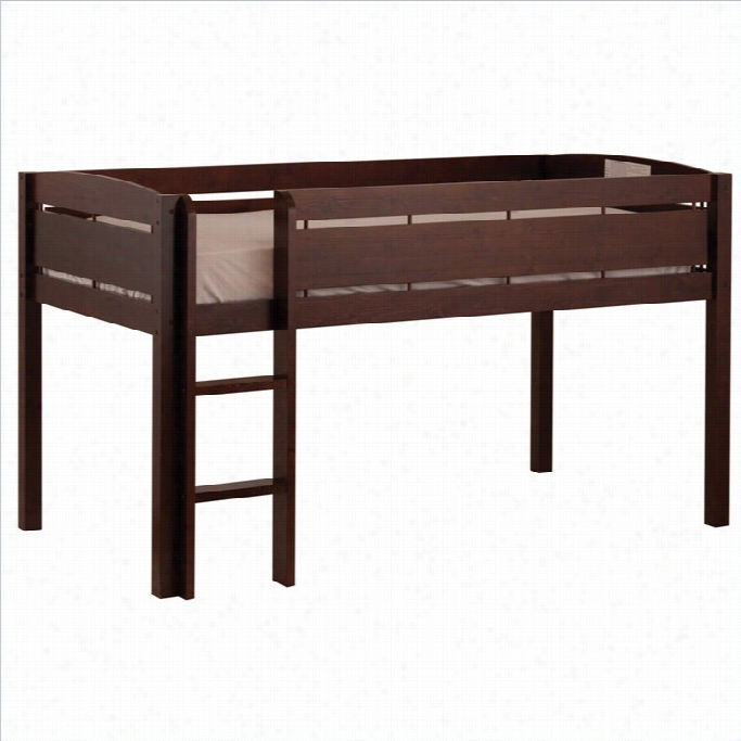 Canwoodwhistler Junior Loft Bunk Bed In Espresso