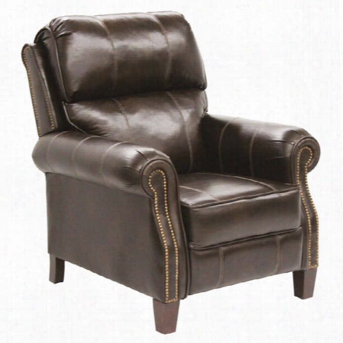Catnapper Frazier Leather Reclining Char In Javva