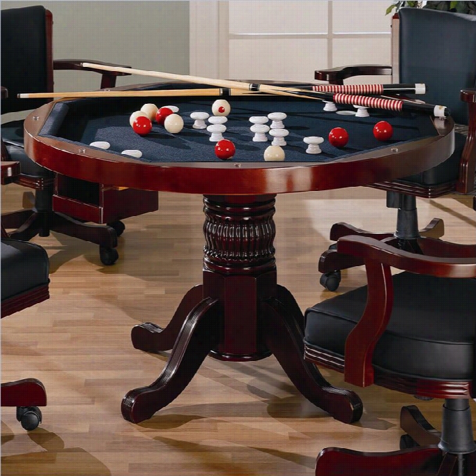 Coaster Mitchell 3-in-1 Game Table In Cherry