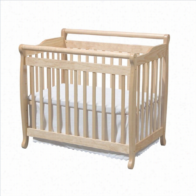 Davinci Emily Mini 2-in-1 Convertible Crib With Doubled Bed Rails In Natural