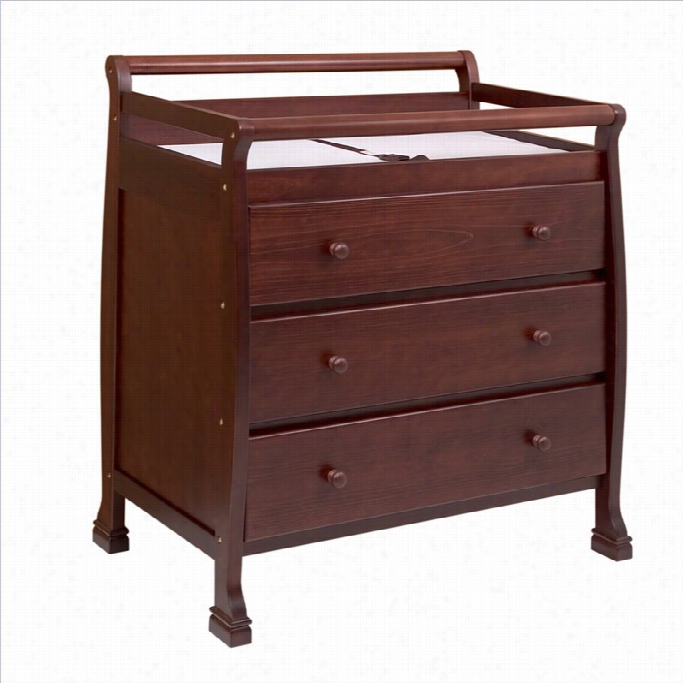 Davinci Kalani Pine Woo D-drawer Changing Table In Espresso