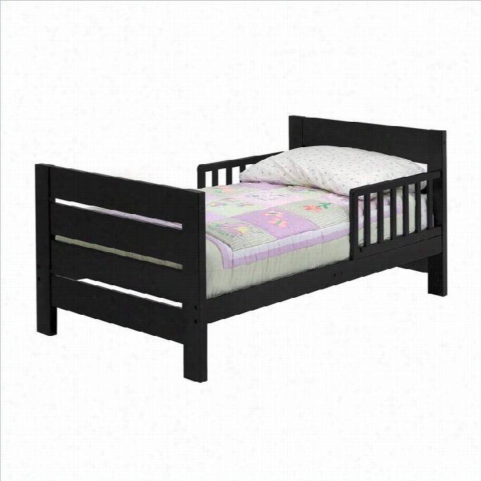 Davinci Modena Wood Toddler Bd In Ebony