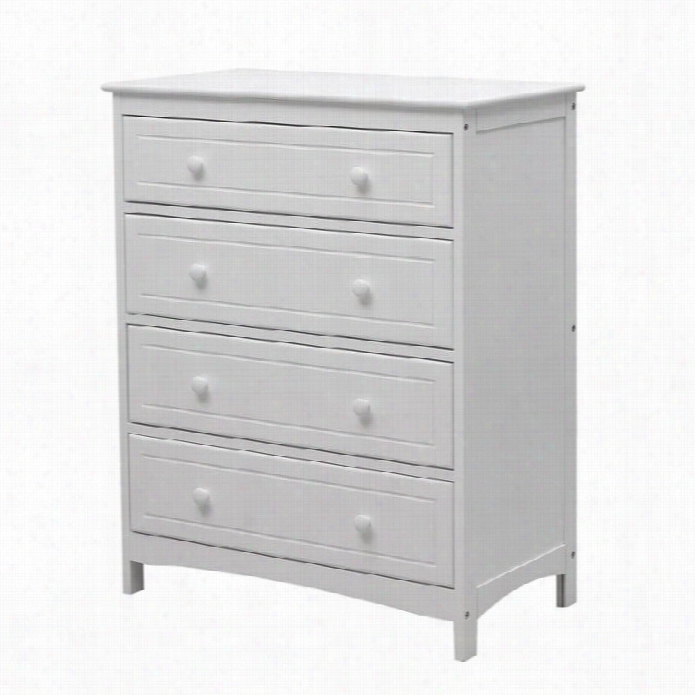 Dream On Me Arlington 4 Drawer Chest In White