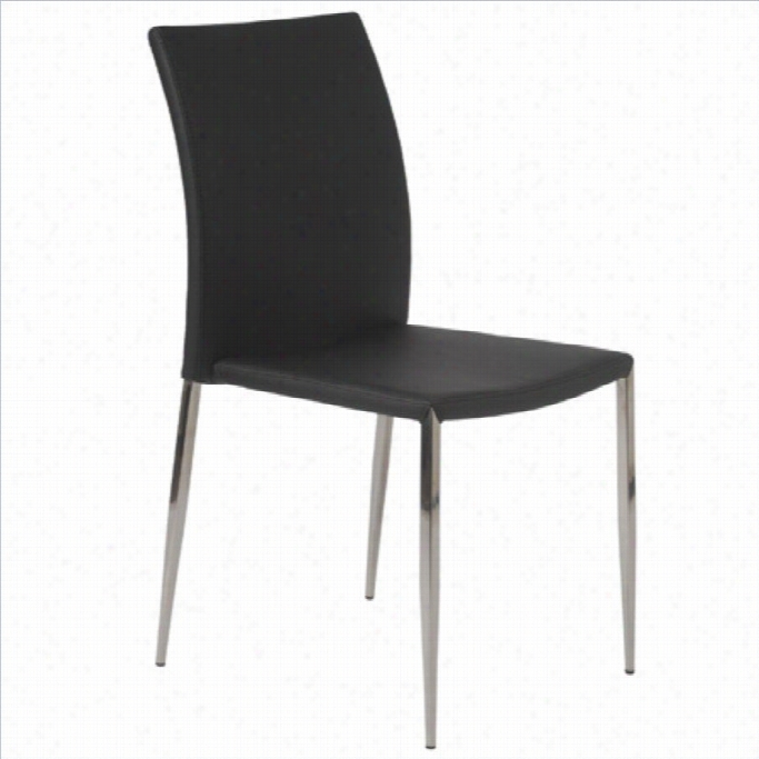 Eurostyle Diana Dining Seat Of Justice In Lacks/tainless