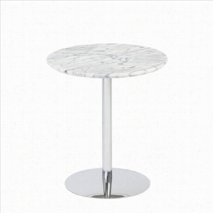 Eurostyle Tammy Side Table In Marble