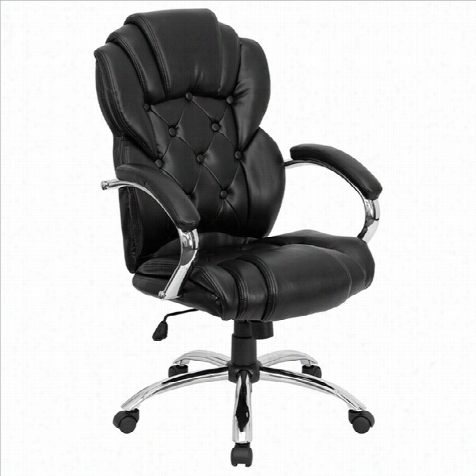 Flash Furniture High Back  Transitional Style Ooffice Chair In Black