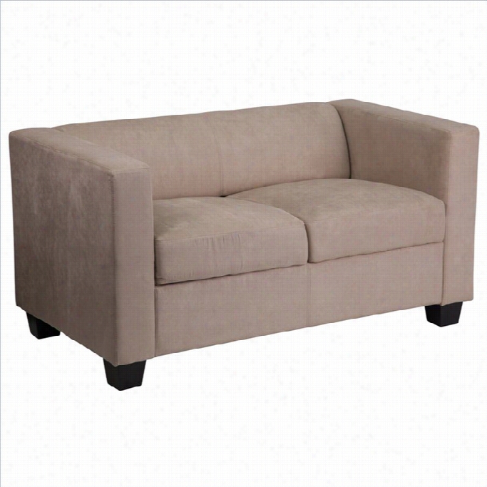 Flash Furniture Prestige Series Loveseat In Light Brown