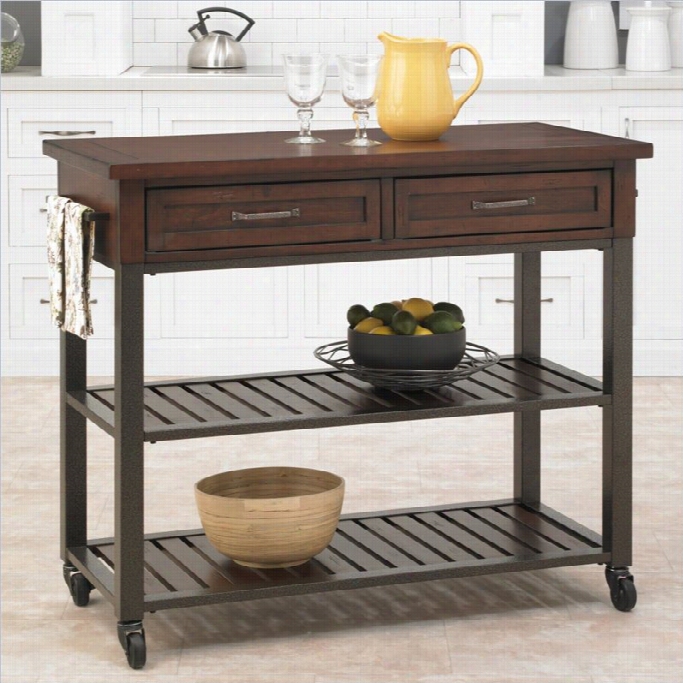 Home Styles Cabin Creek Kitchen Cart