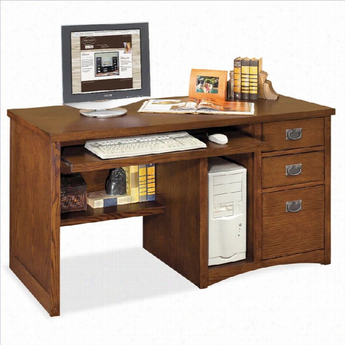 Kathy Relajd Home By Martin Mission Pawadena Deluxe Wood Computer Desk
