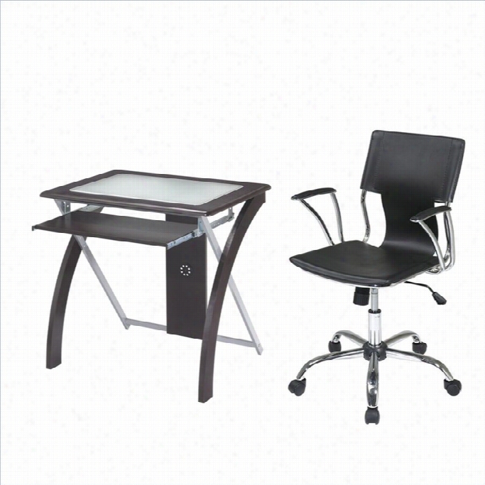Office Star X-text Comupter Deks And Dorado Vinyl Office Chair