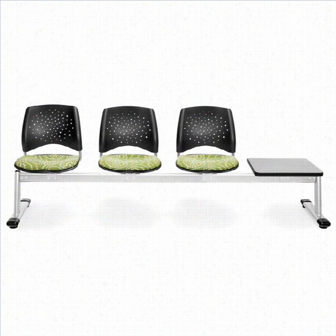 Ofm Idiom 3 Seats And Atble In Greenthumb And Gray