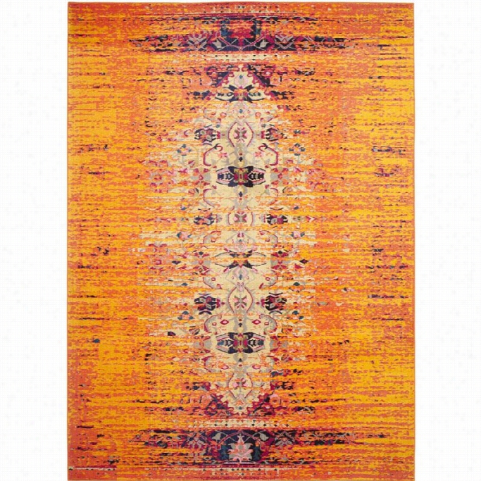 Safavieh Monaco Orange Contemporary Rug - 8' X 11'