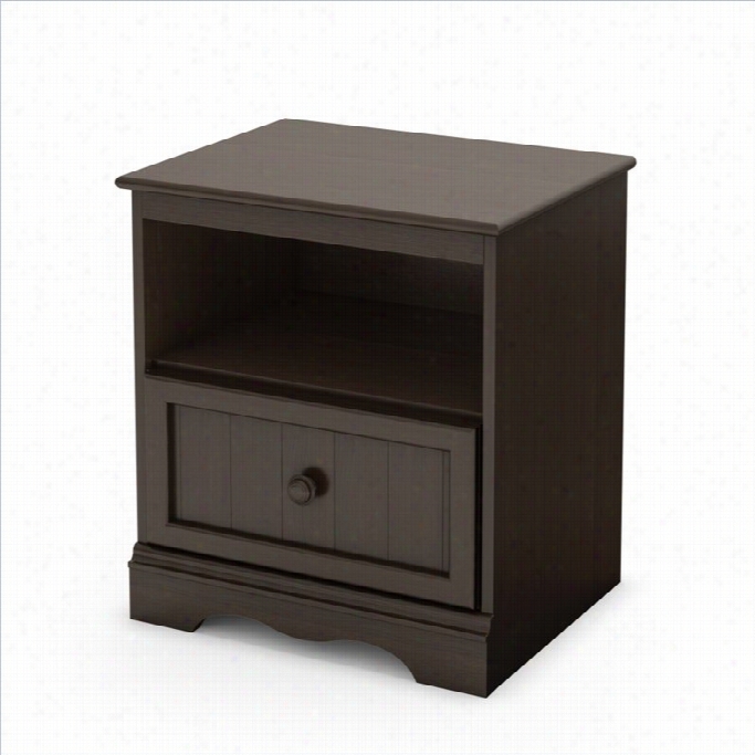 South Shore Handover Nightstand Espresso