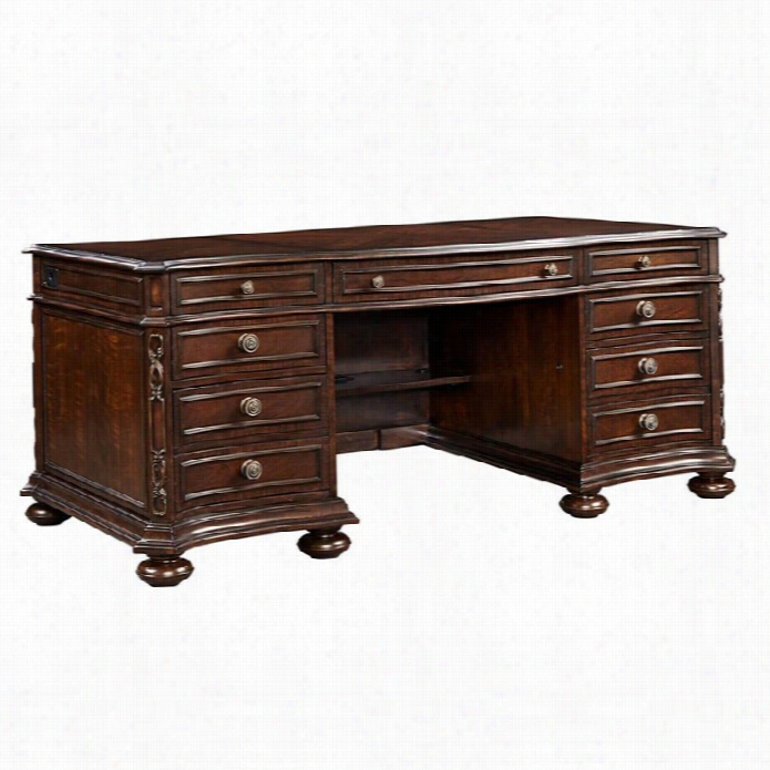 Staney Furniture Casa D'onore Executive Desk In Sella