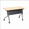 Office Star Training Table in Titanium and Maple-29.5Hx48Wx24D