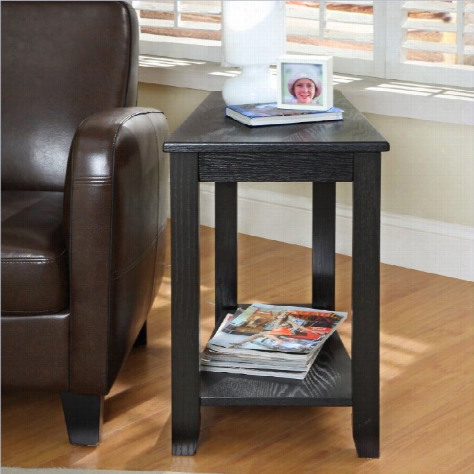 Trent Home Elwell Chair-side Table In Black