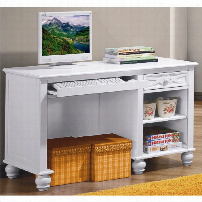 T Rent Home Sanibel Computer Desk In White