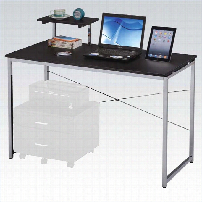 Acme Furniture Ellis Computer Desk In Blackk