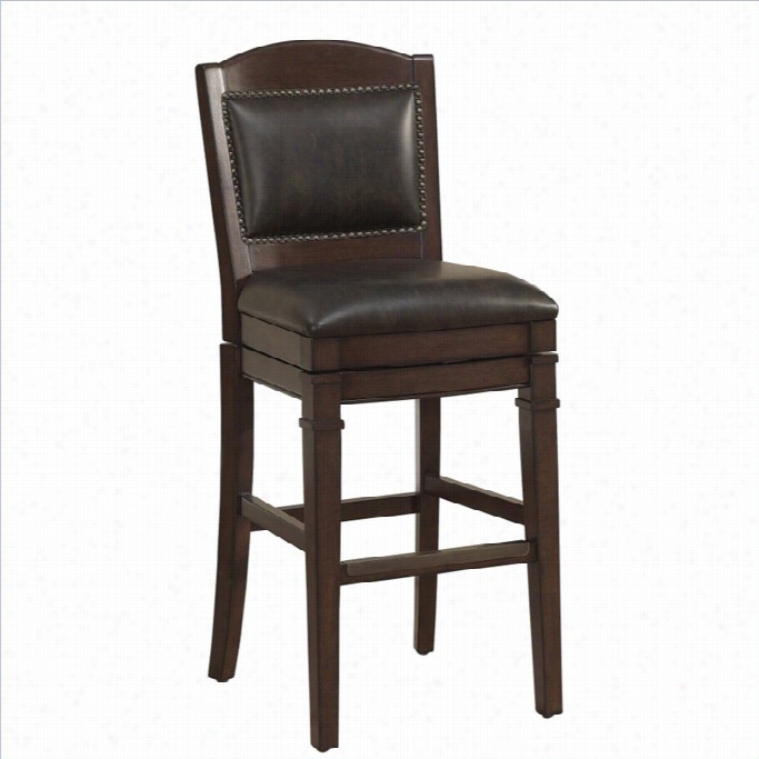 American Heritage Artesiann 26 Countr Stool In Navajo And Tobacco