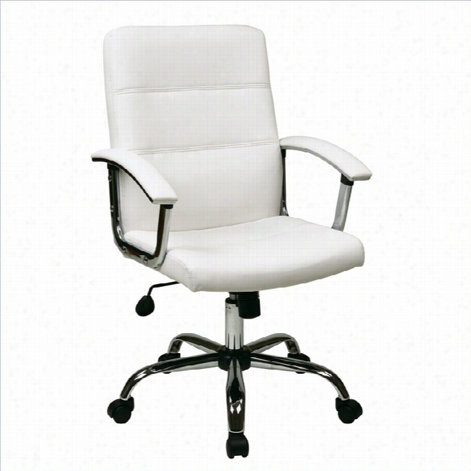 Avenues Ix Malta White Office Chair