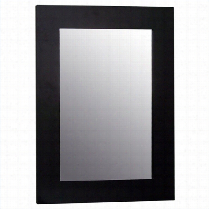 Elegant Home Fashions Chatham Wall Mirror In Dark Espresso