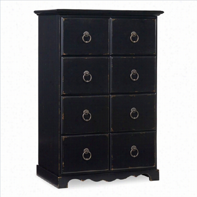 Hooker Furniture 8-drawer Ta1l Accent Chest In Black