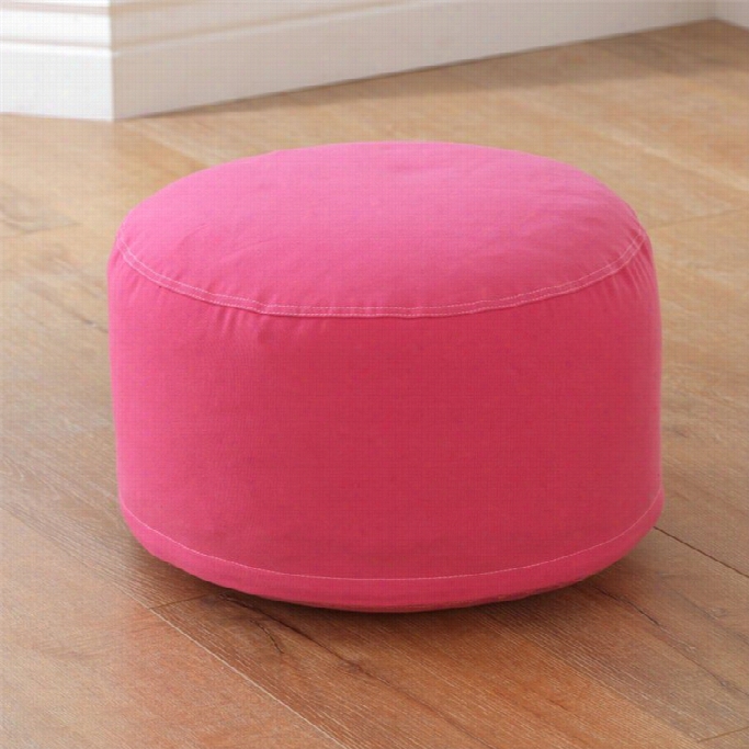 Kidkraft Round Pouf In Pink