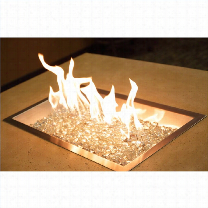 Outdoor Greatroom Company D.i.y. 12 X 24 Recfangular Crystal Fi Re Pit Burner