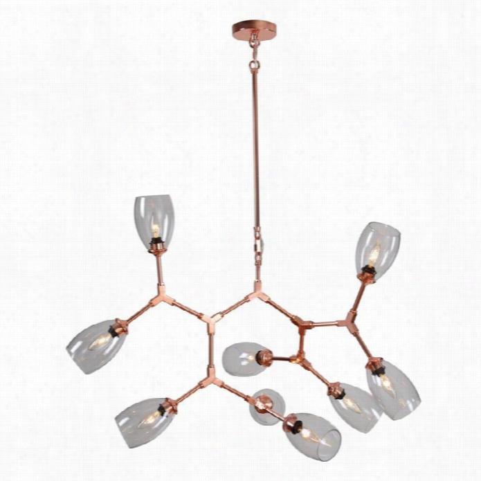 Renwil Lazio Ceiling Fixture In Copper