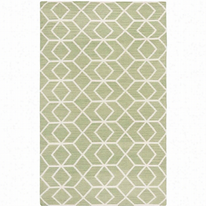 Safavieh Dhurries Sage C Ontempoary Rug - 6' X 9'