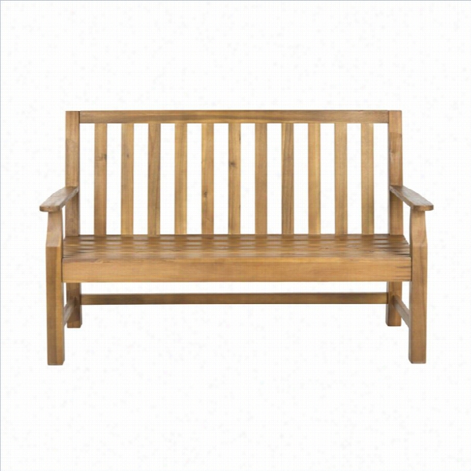 Safavieh Indaka Acacia Bench In Natural