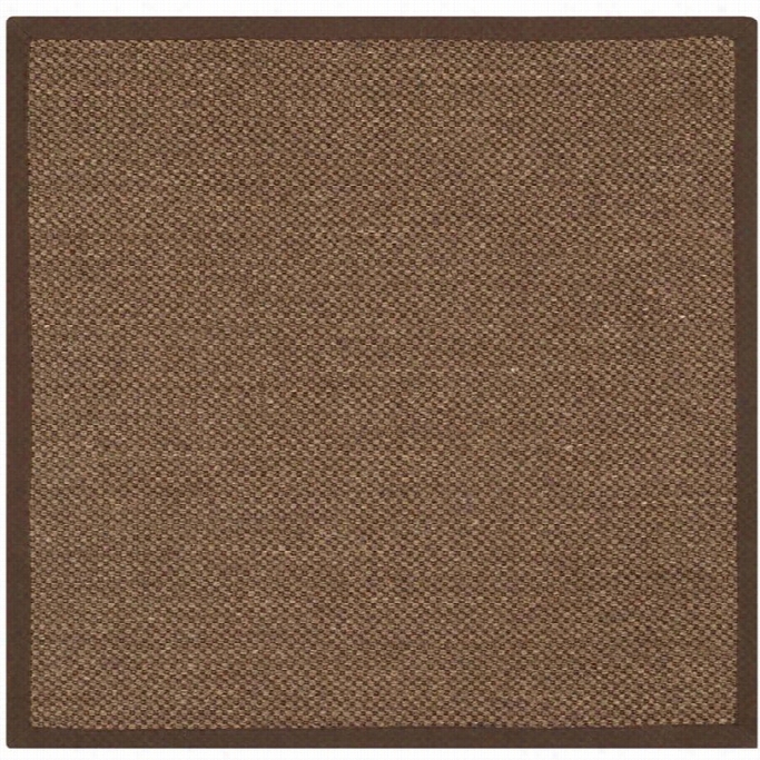 Safavieh Natural Fiber Brown Ar Ea Rug - Square 4'